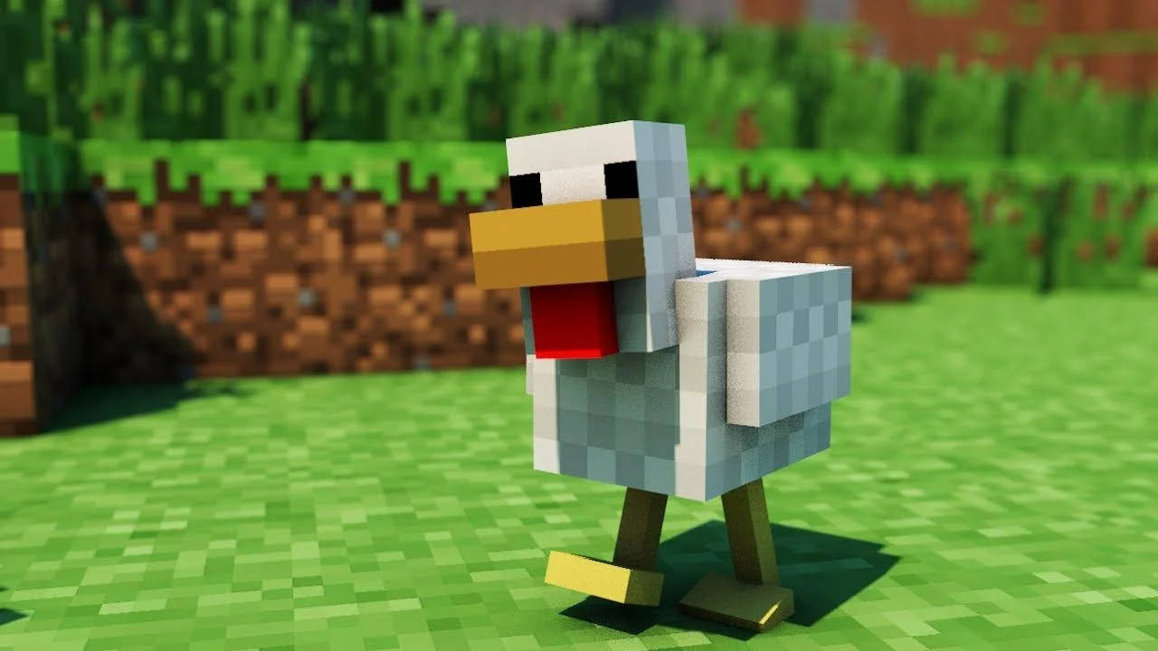 1280x720 Minecraft Chicken