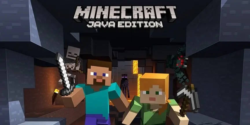 1280x720 Minecraft Java E Bedrock Papel de Parede