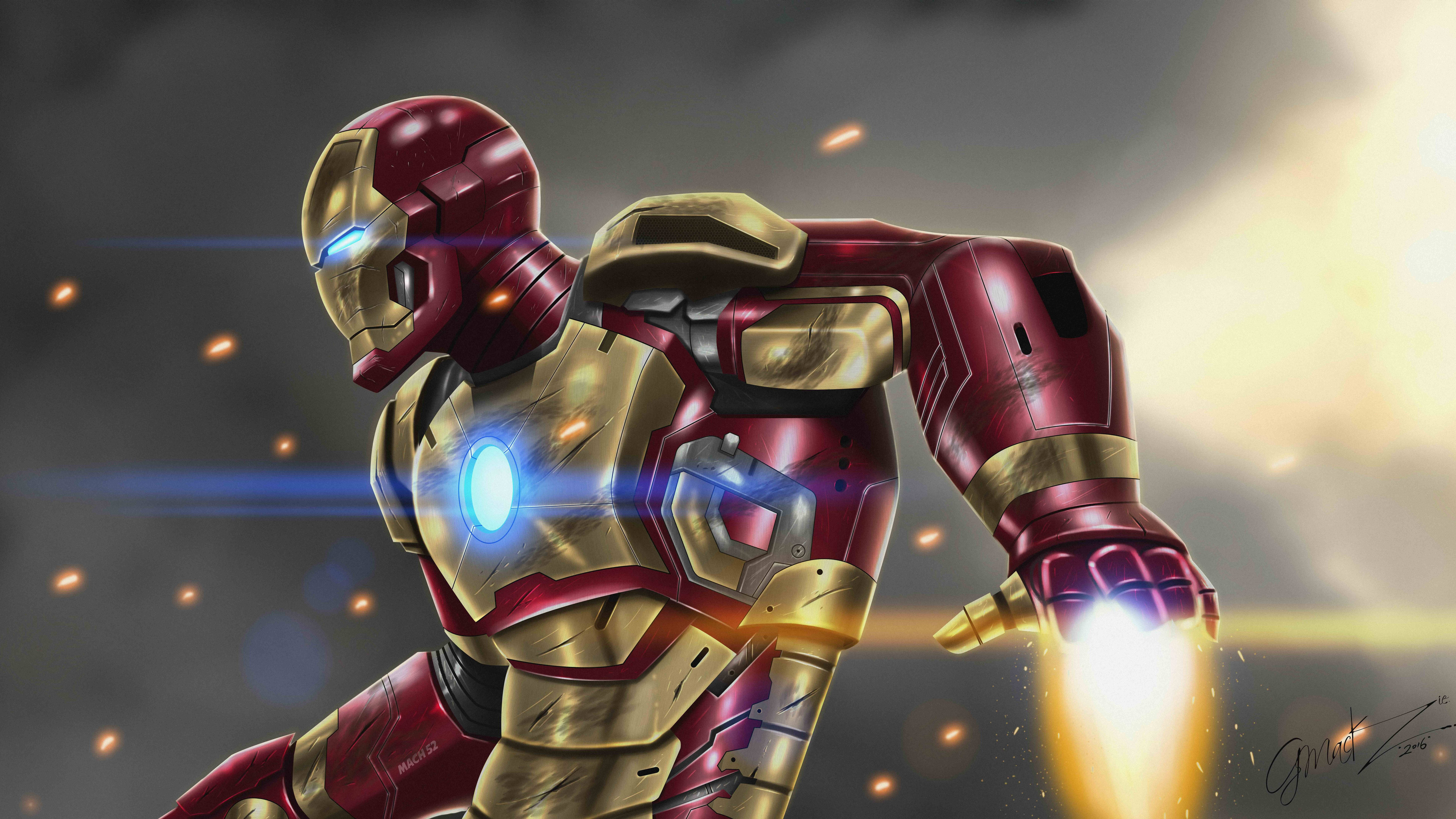 12k Iron Man Wallpaper