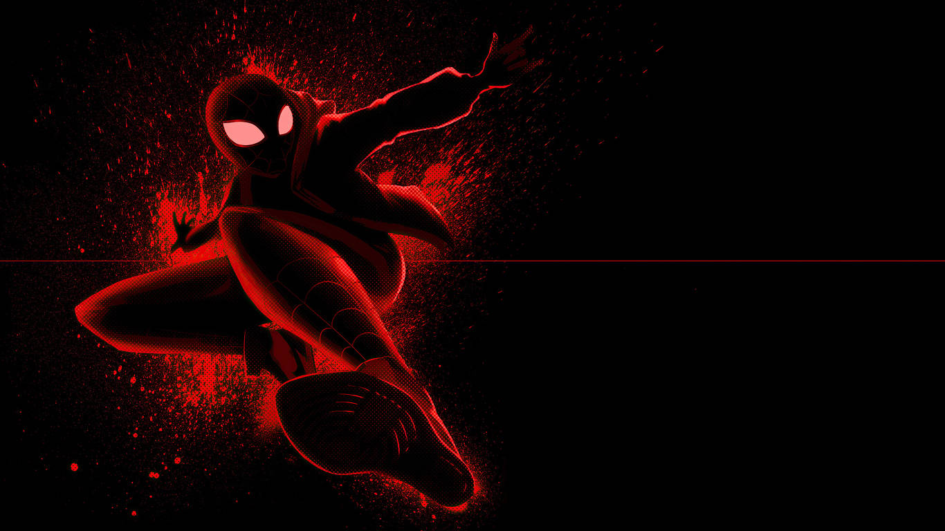 1366 x 768 Marvel Into The Spiderverse Wallpaper