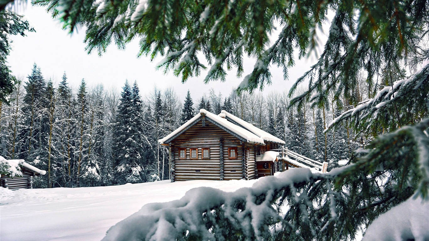 Imagenmañana De Invierno En Los Alpes Fondo de pantalla