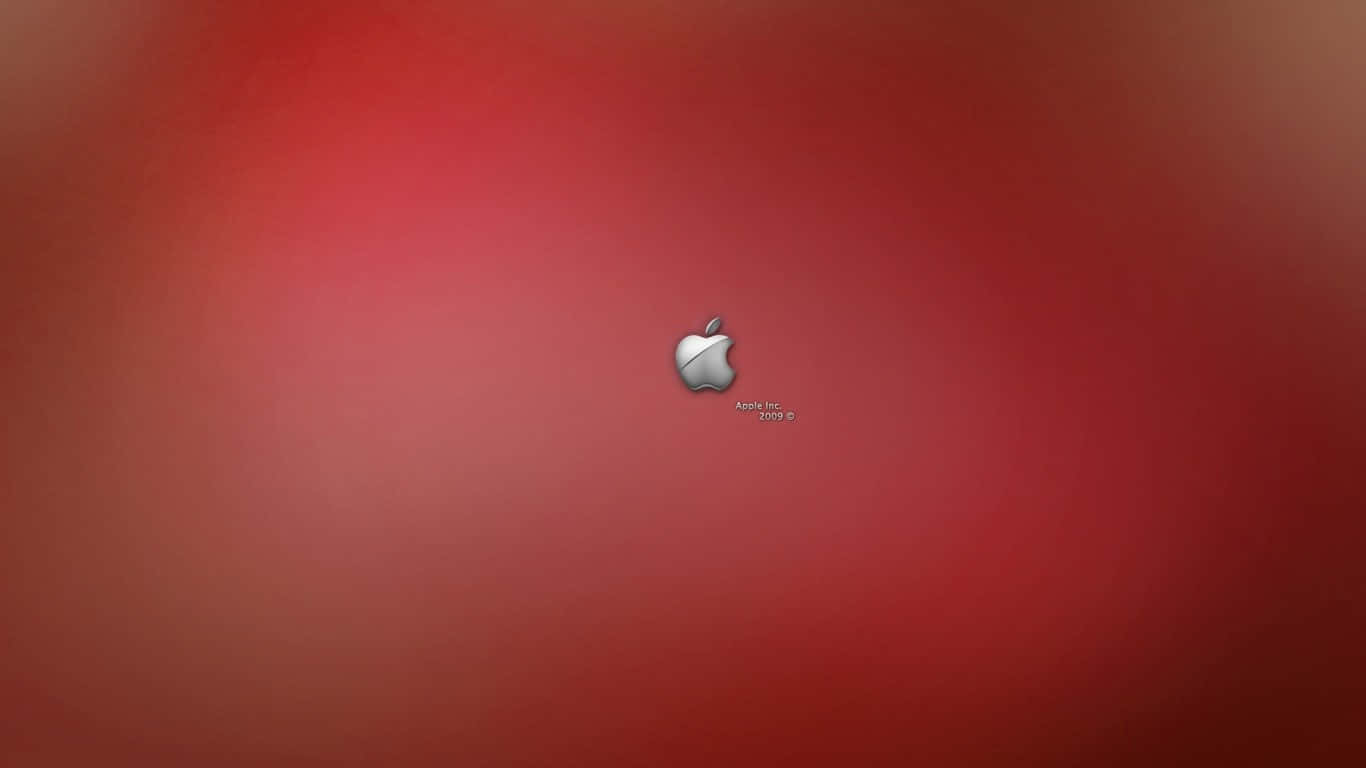 An Apple logo against a green background