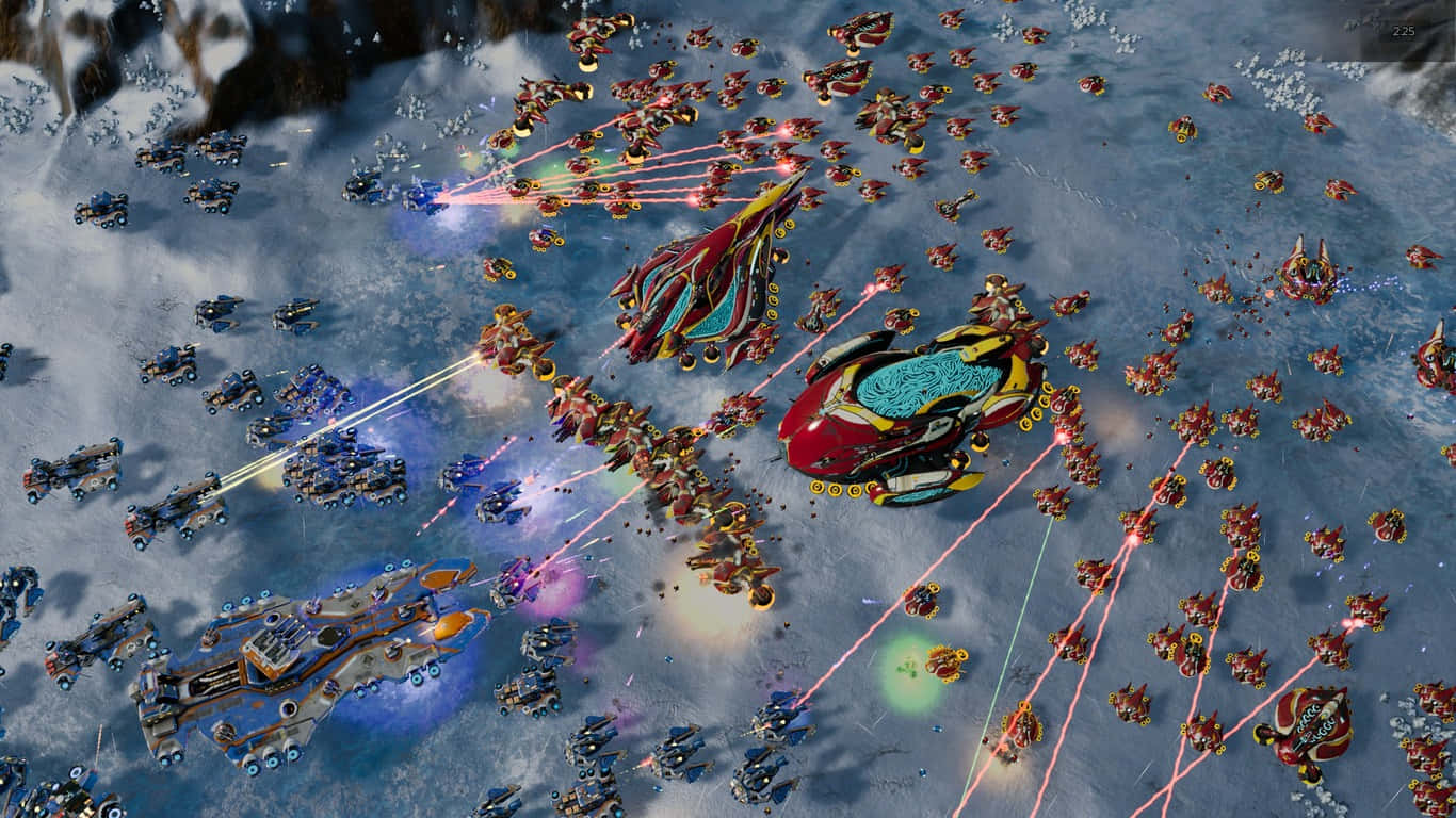 A scene from the sci-fi game Ashes of the Singularity
