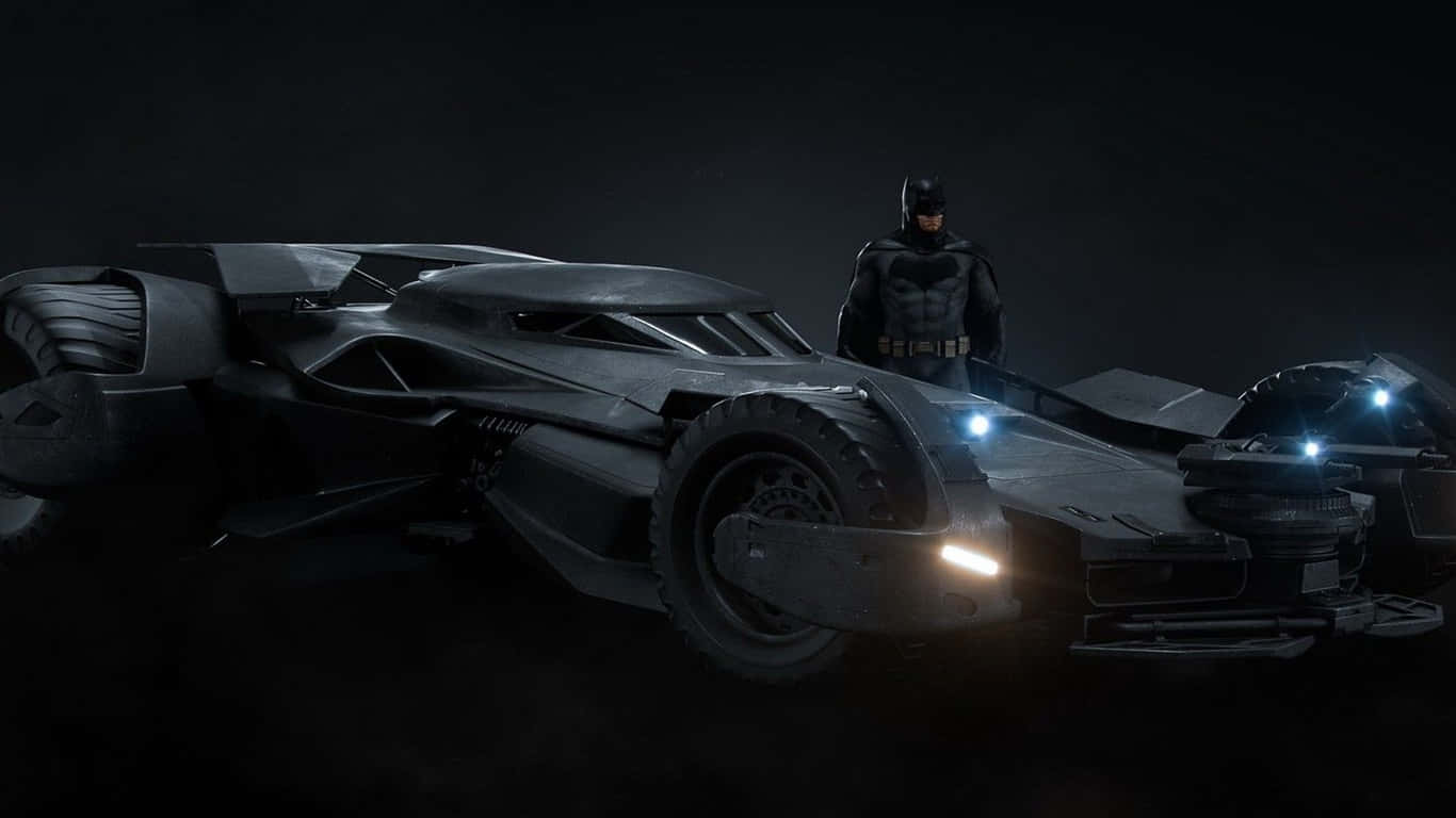 1366x768 Batmobile Background Batman Background
