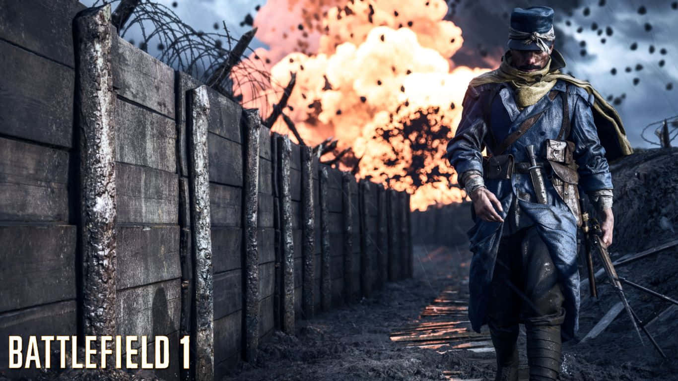 Sumérgeteen Intensos Y Dramáticos Campos De Batalla De La Primera Guerra Mundial Con Battlefield 1.