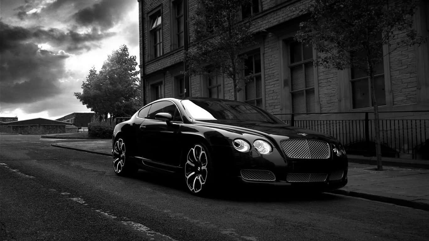 1366x768 Bentley Background Black And White Photo Bentley Continental GT