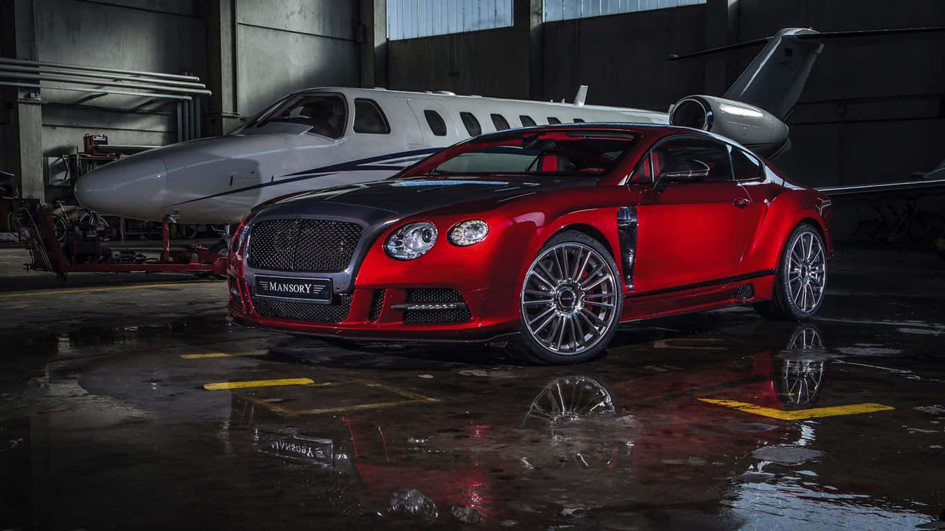 1366x768bentley Hintergrund Rot 2013 Bentley Continental Gt