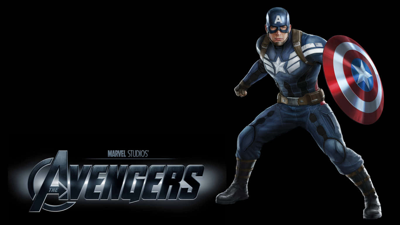 1366x768 Captain America Background Marvel