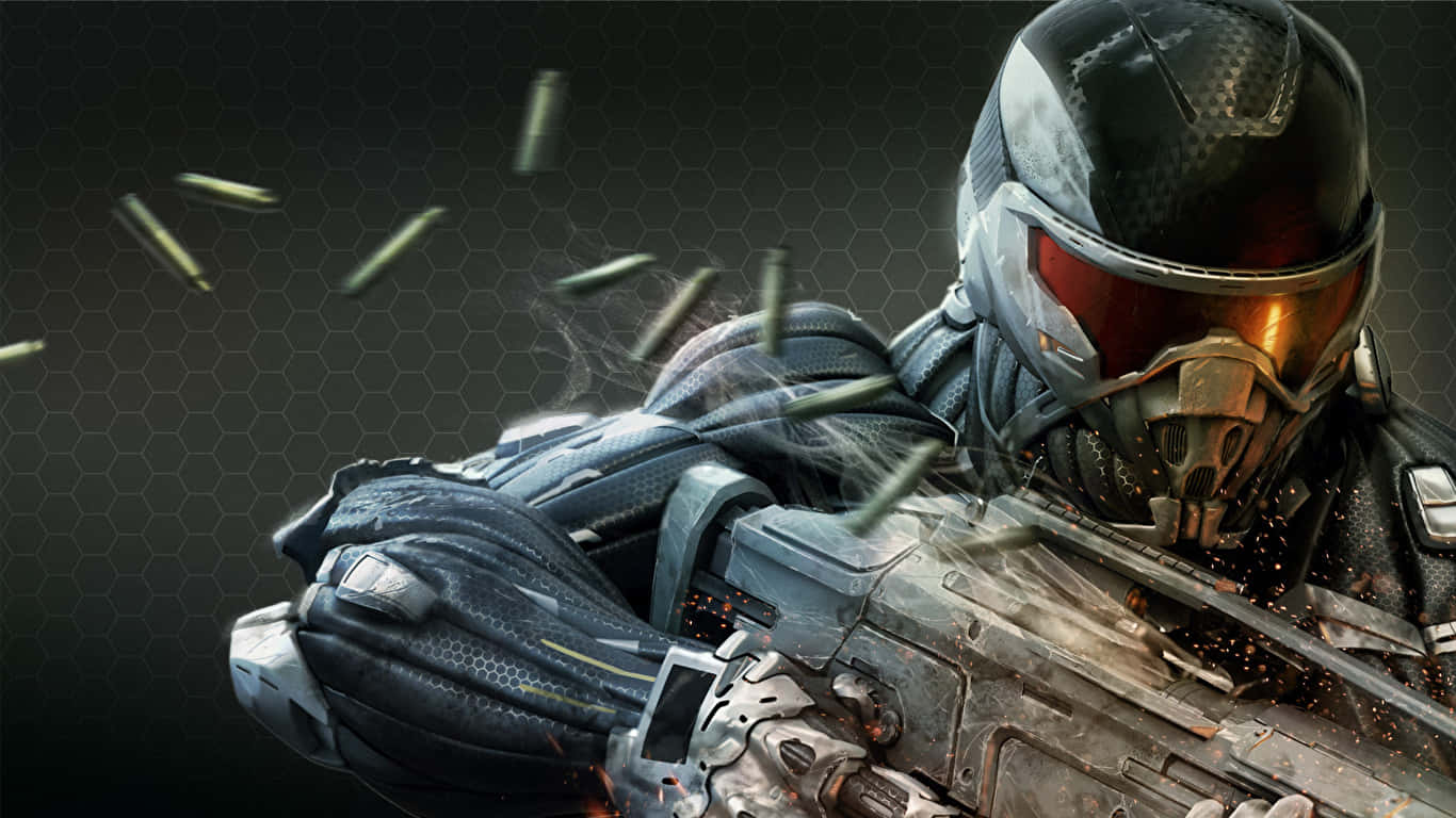 1366x768 Crysis 3 Background Bullets Flying