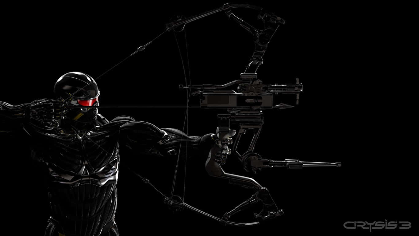 1366x768 Crysis 3 Background Prophet Aiming With Bow