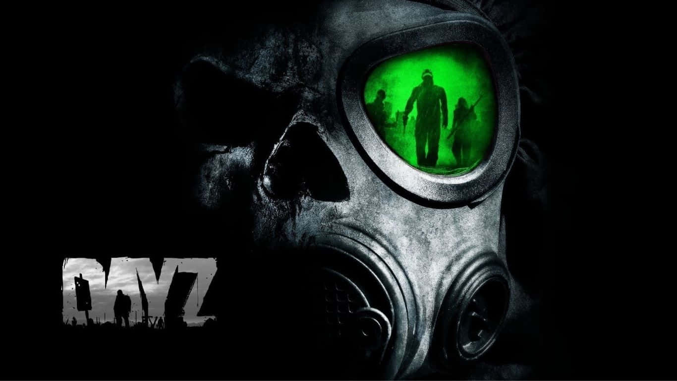 A Green Gas Mask With The Words Mw7 On It