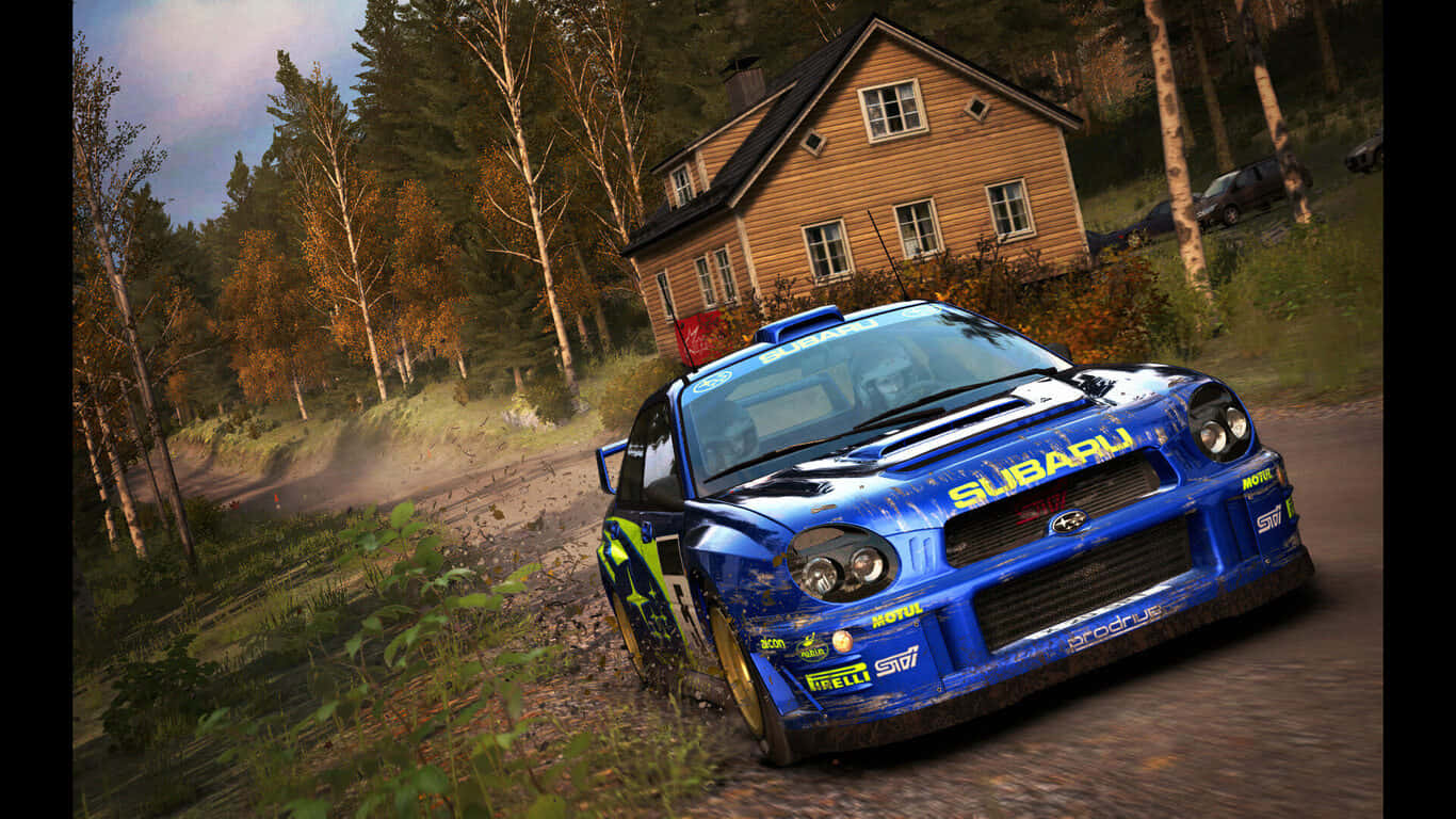 Feel the thrill of Dirt Rally in this immersive background