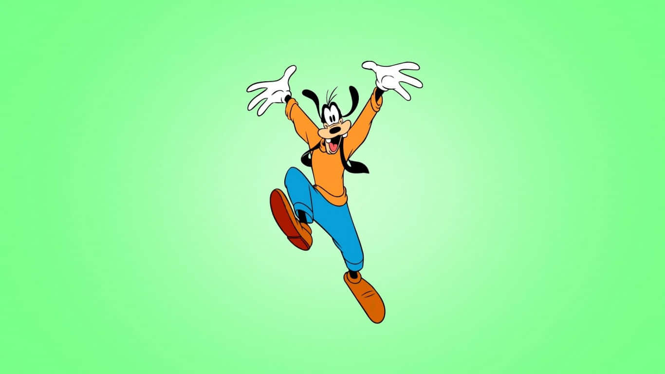 Simple Cartoon Character Goofy 1366x768 Disney Background