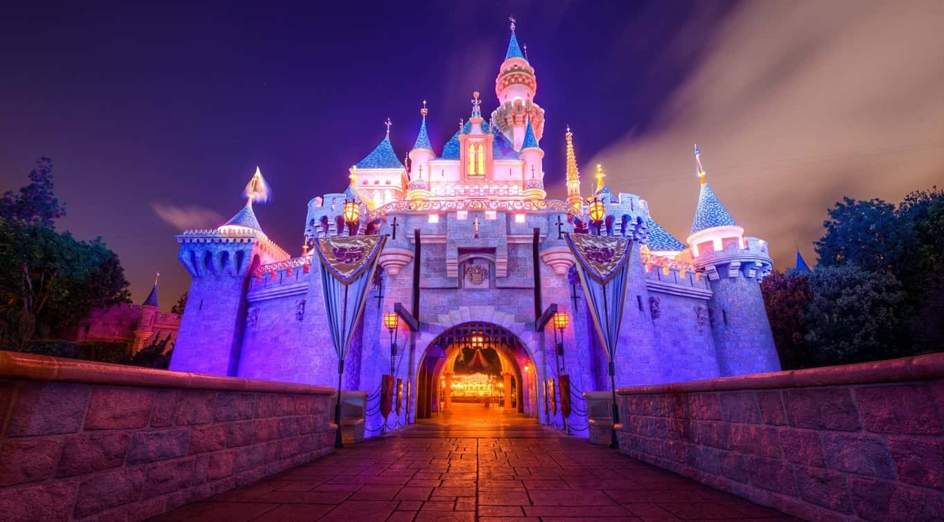 Sleeping Beauty Castle 1366x768 Disney Background