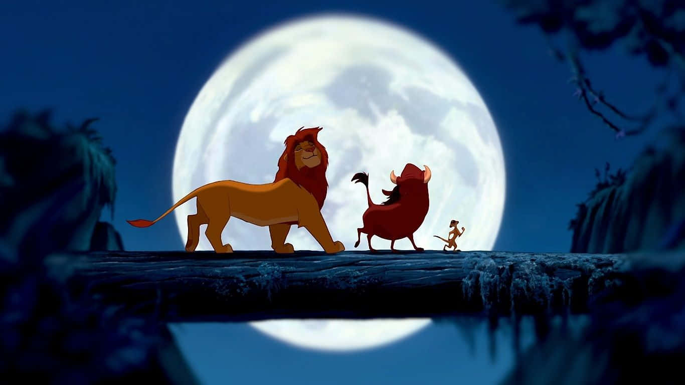 Derkönig Der Löwen Hakuna Matata 1366x768 Disney Hintergrund