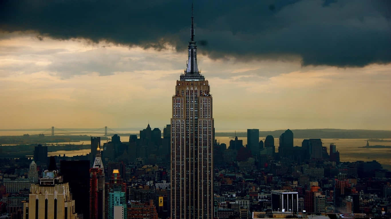 Get a birds eye view of the iconic Empire State Building.