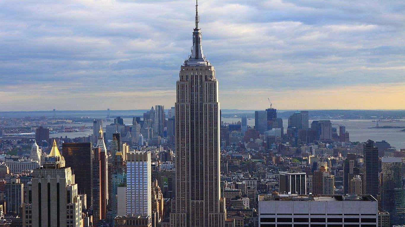 An in-depth view of the iconic Empire State Building in New York City