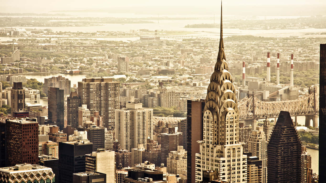Vyöver Empire State Building I New York City