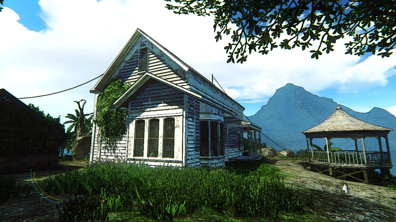 1366x768 Far Cry 4 Background White House