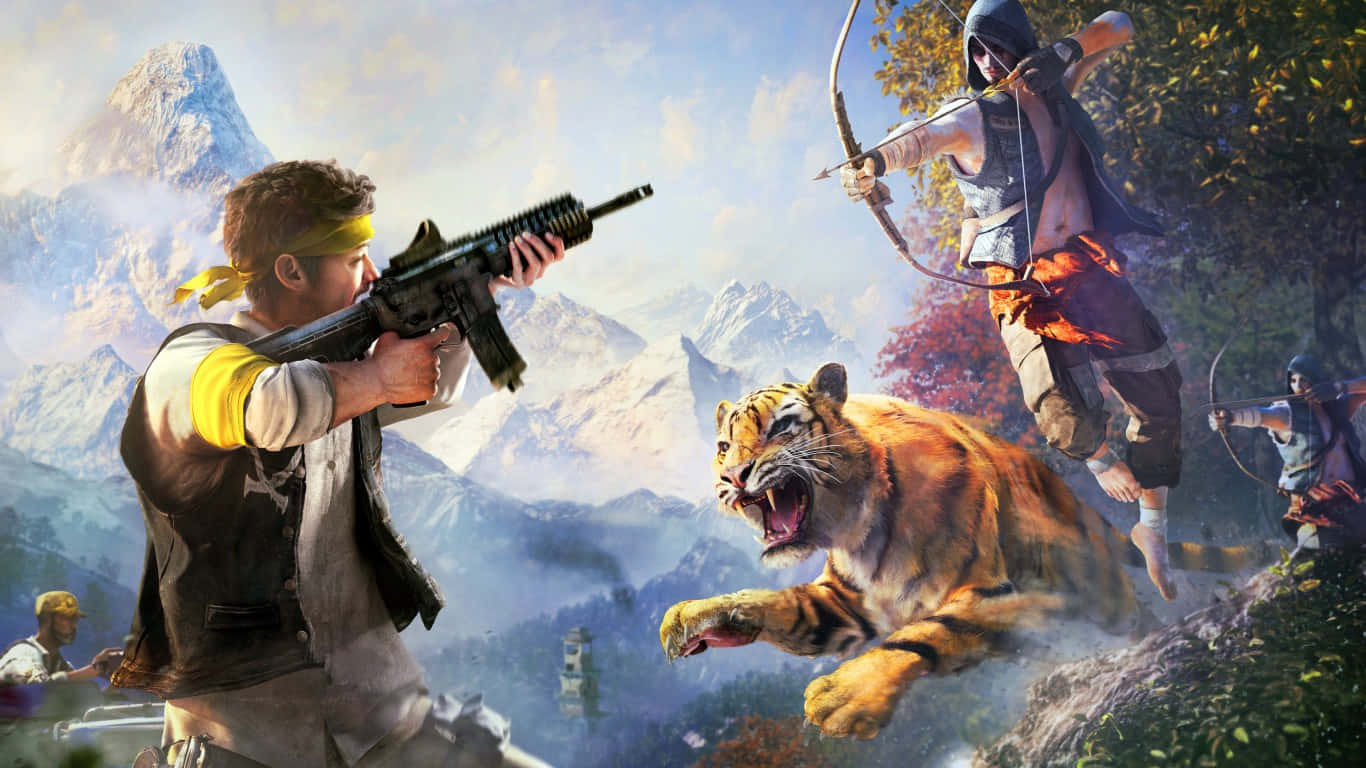 Far Cry 4 Adventure in Stunning 1366x768 resolution.