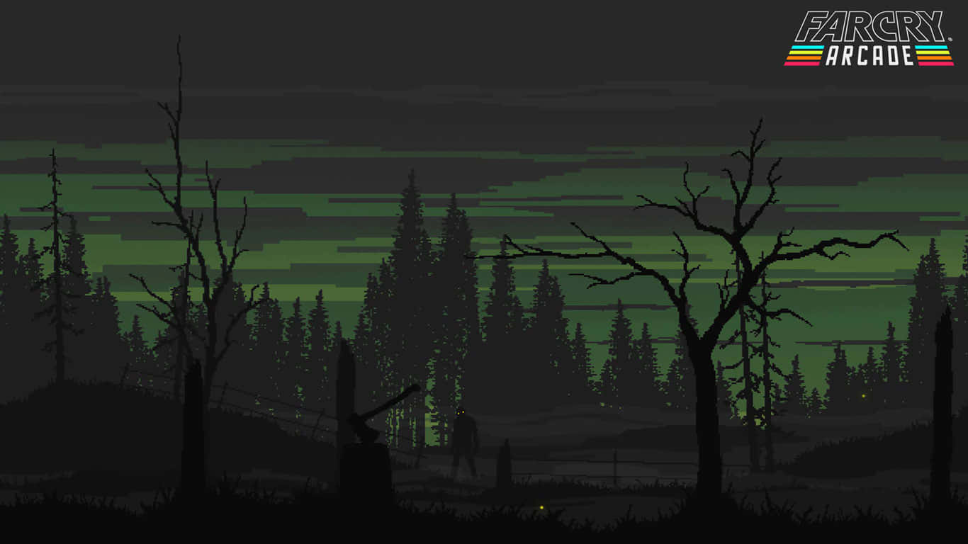 1366x768 Far Cry 5 Background Dark Forest