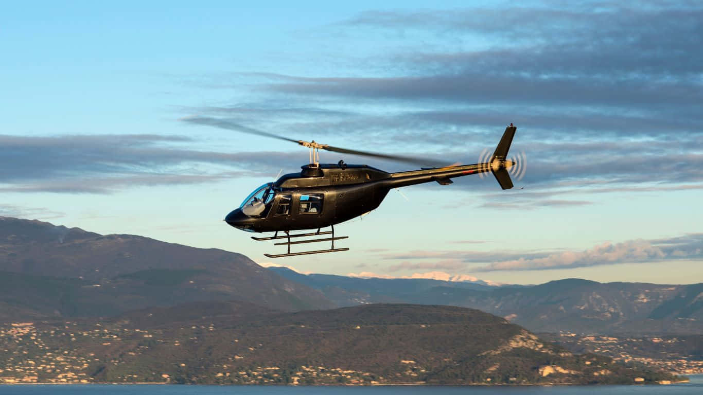 Fremtiden for flyvning - helikoptere flyvende højt