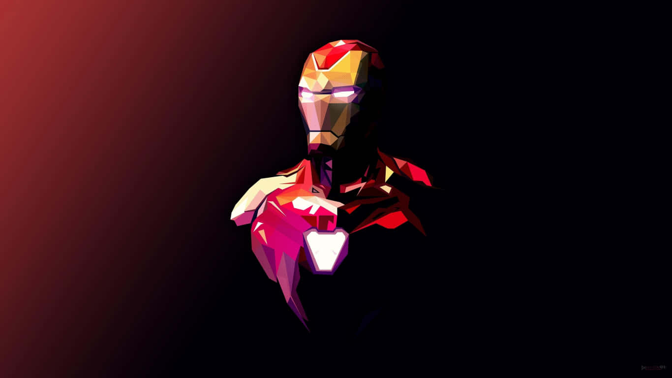 Iron Man Alongside His Armour