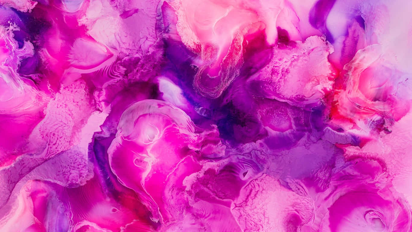 1366x768marmorbakgrund Rosa Och Violett Tema Blandning