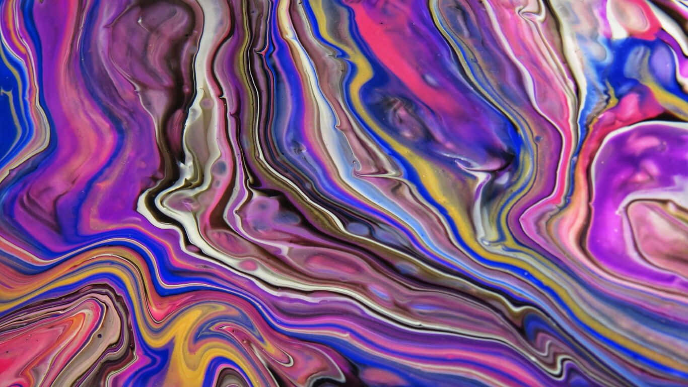 1366x768 Marble Background Rainbow Toned Marble
