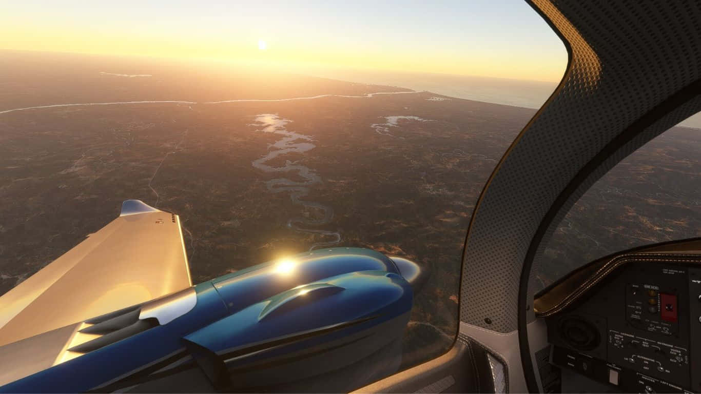 1366x768 Microsoft Flight Simulator baggrund Diamond DA62