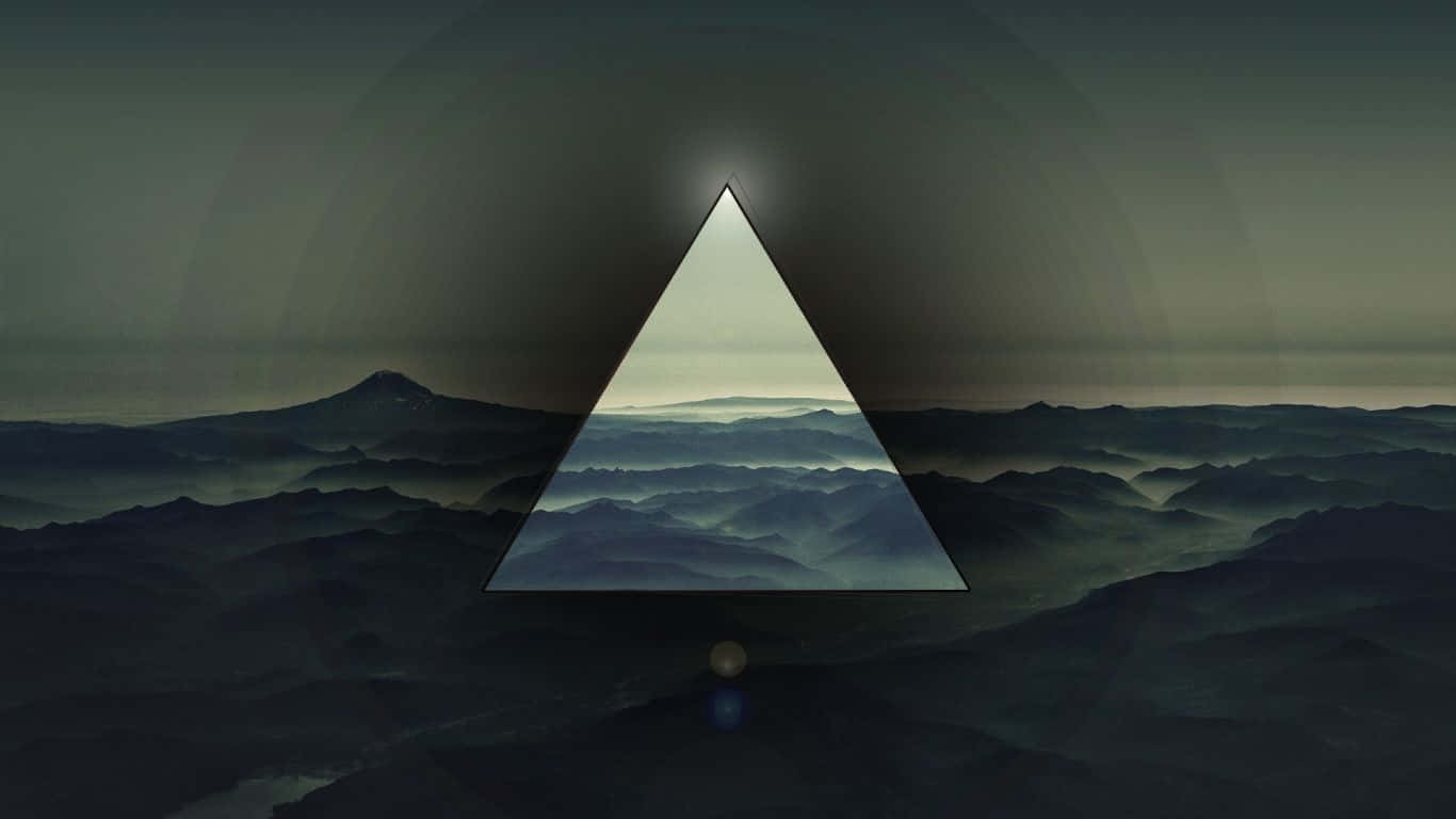 Hipster Triangle 1366x768 Monitor Background