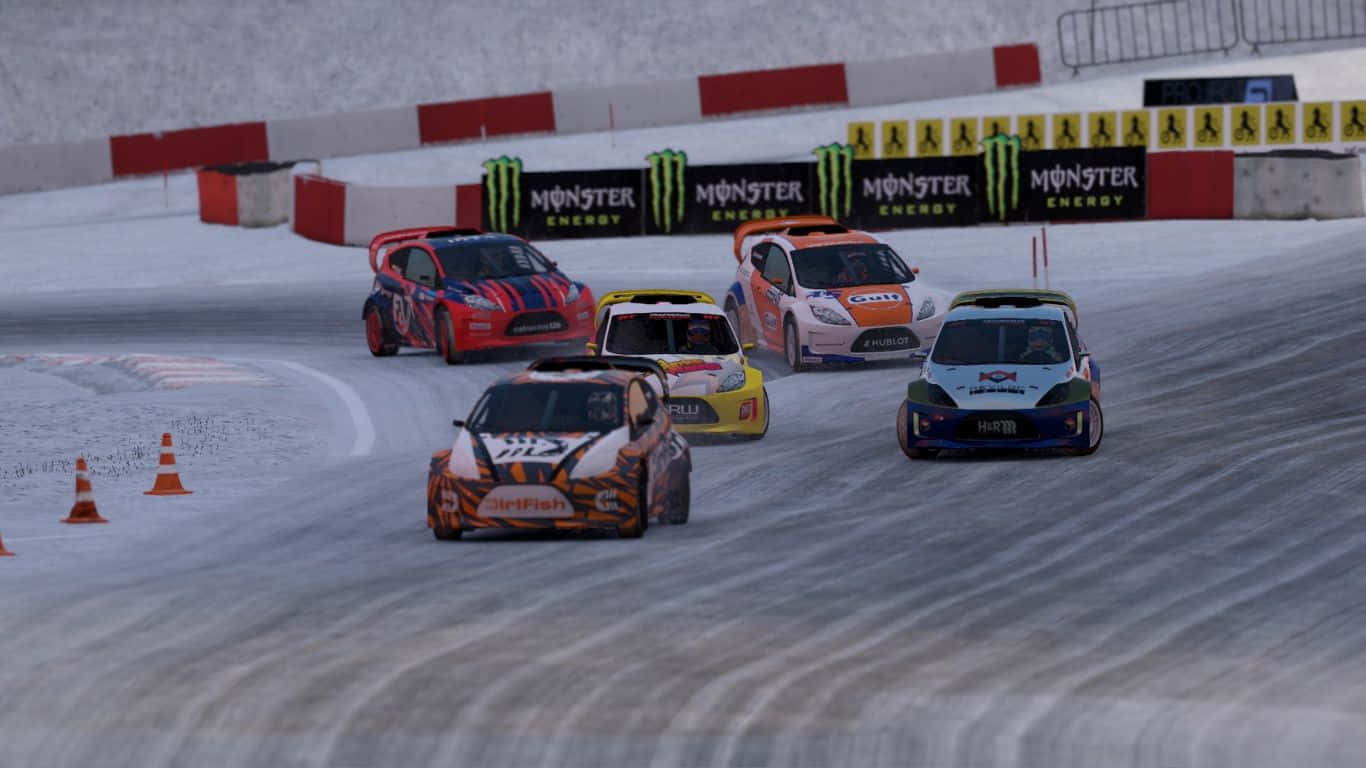 1366x768 Project Cars 2 Snow Rally Background