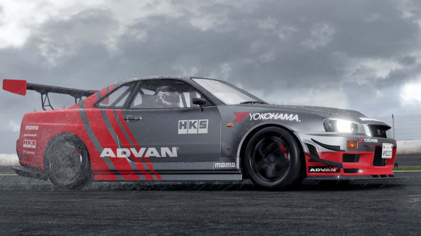 1366x768 Project Cars 2 Nissan Skyline GT-R Background