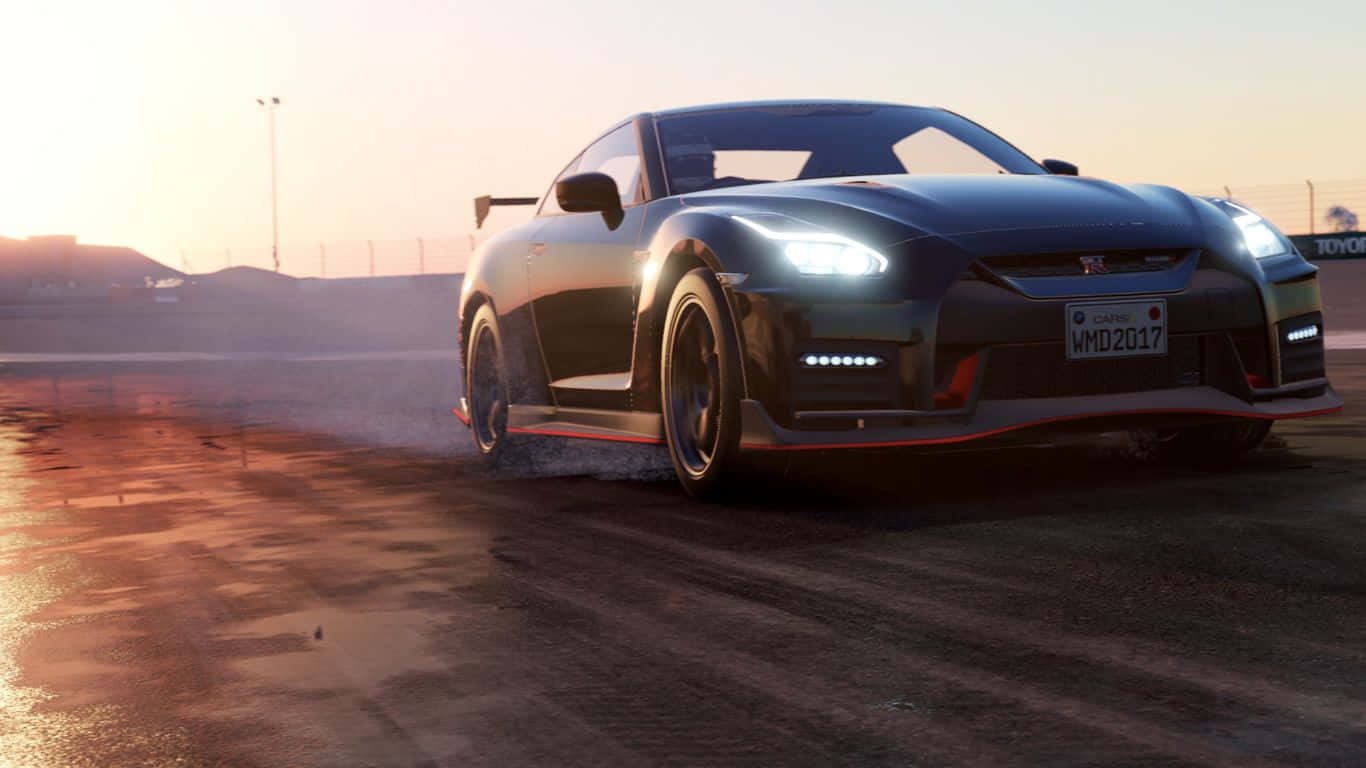 1366x768 Project Cars 2 Nissan Gt-r Background
