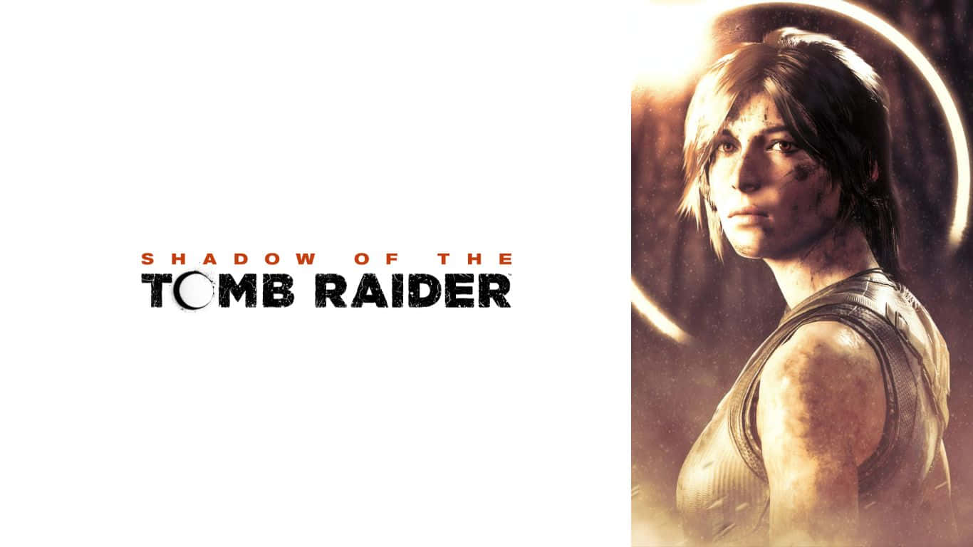 1366x768bakgrundsbild Shadow Of The Tomb Raider - Lara Croft Sedd Från Sidan.
