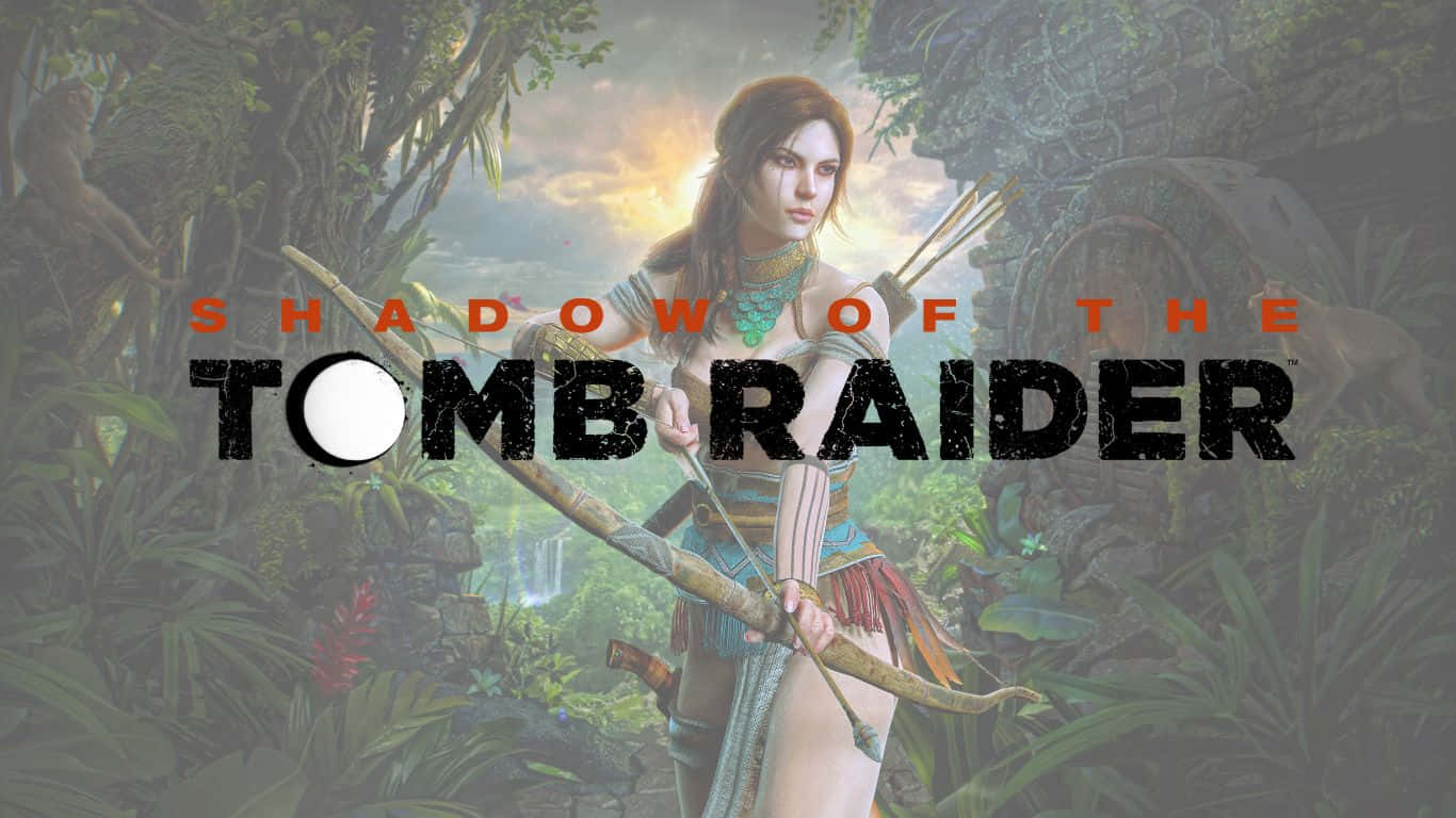 1366x768fondo De Pantalla De Shadow Of The Tomb Raider Con Lara