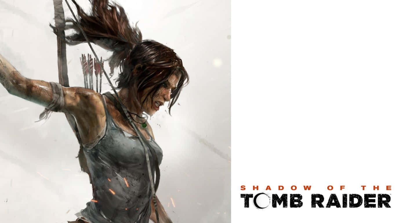 Sfondodi Lara Croft Di Shadow Of The Tomb Raider In Formato 1366x768