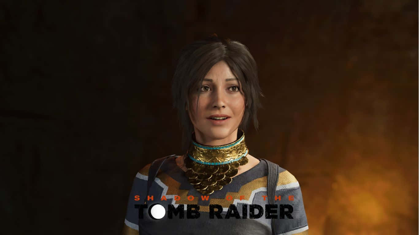 Stupefacentelara Croft In Azione - Shadow Of The Tomb Raider Sfondo 1366x768