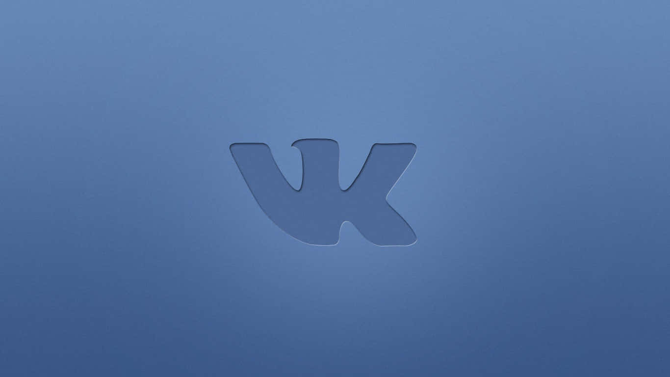 1366x768 Social Background VK Logo