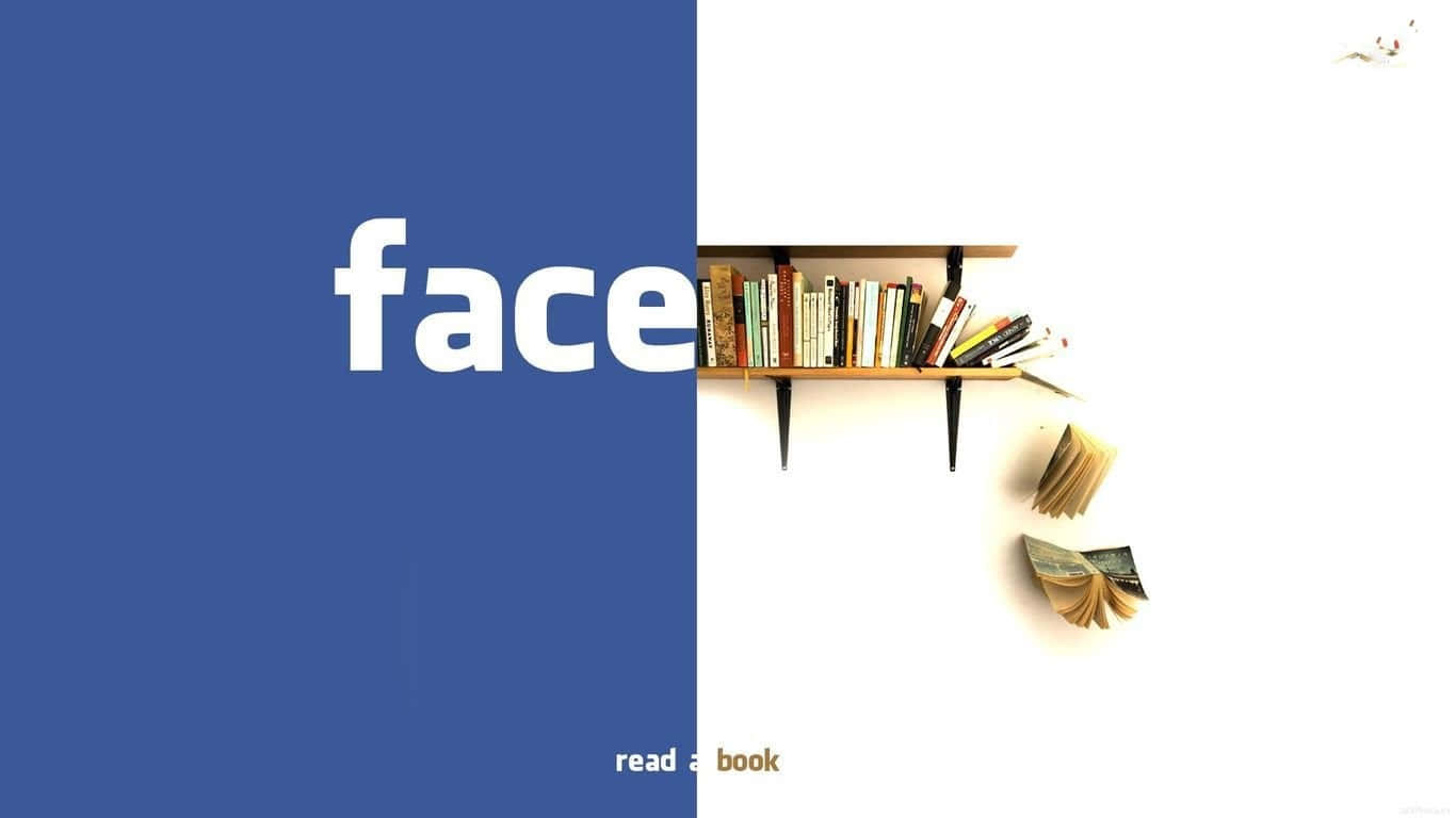 1366x768 Sociale Baggrund Face Books Motiv: 