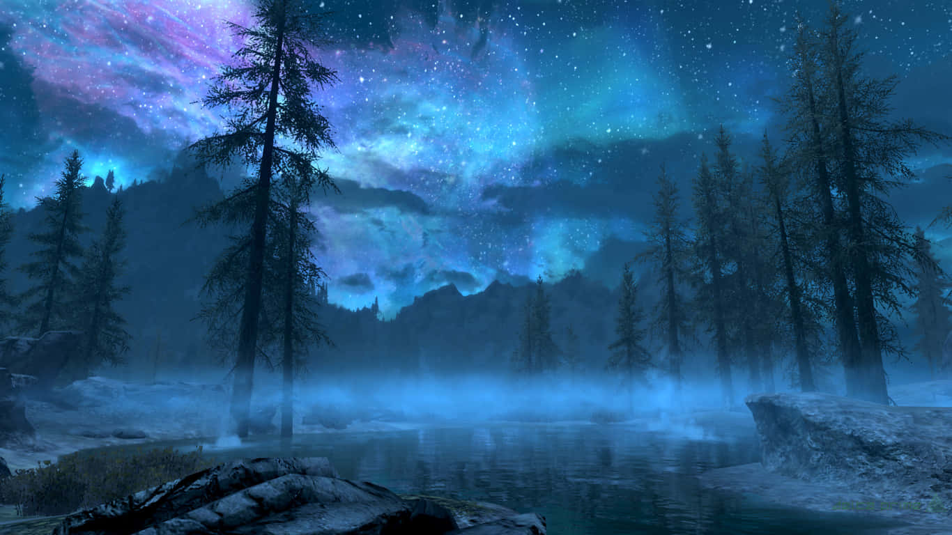 Sfondothe Elder Scrolls V Skyrim Per Computer O Cellulare Con Risoluzione 1366x768