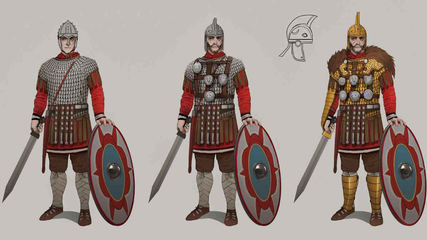 1366x768 Total War Attila Background Knights In Various Models