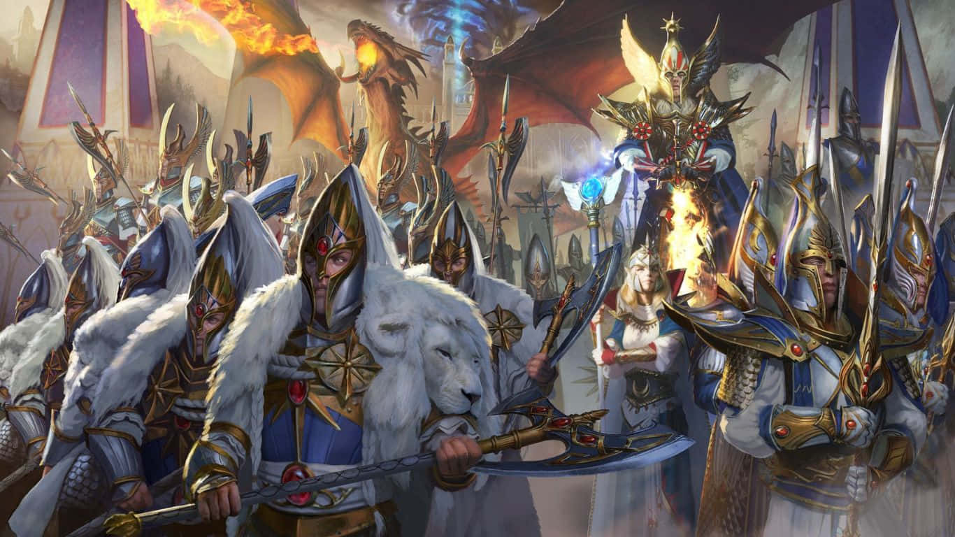Sfondodegli Alti Elfi Di Total War Warhammer Ii 1366x768