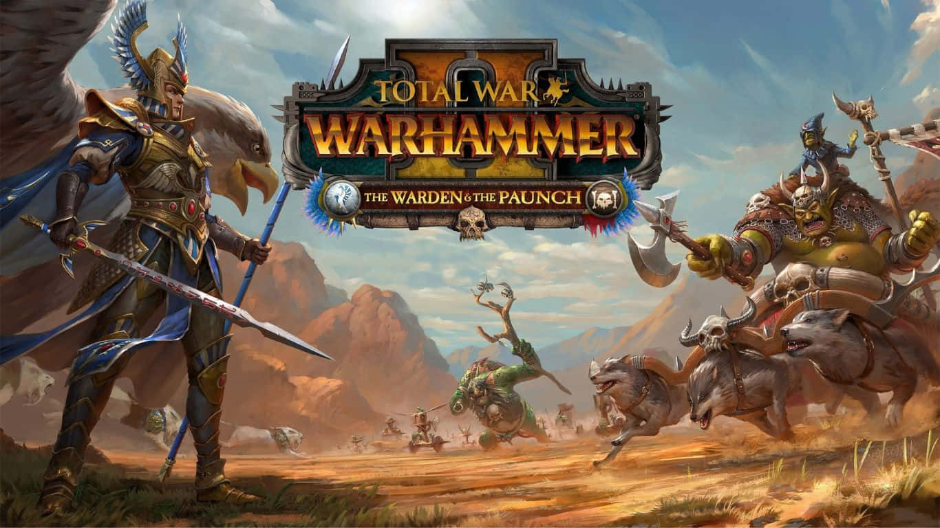 1366x768bakgrundsbild För Total War: Warhammer Ii