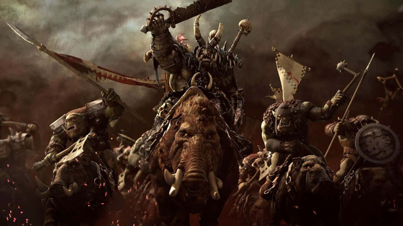 Förbereddig För Episka Strider I Total War: Warhammer Ii.