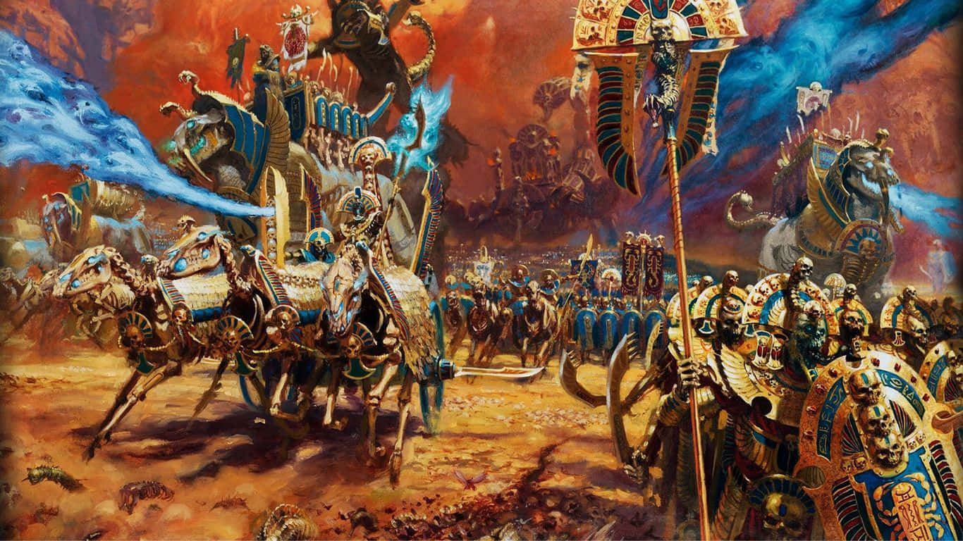 Sfondochariots Total War Warhammer Ii Con Risoluzione 1366x768