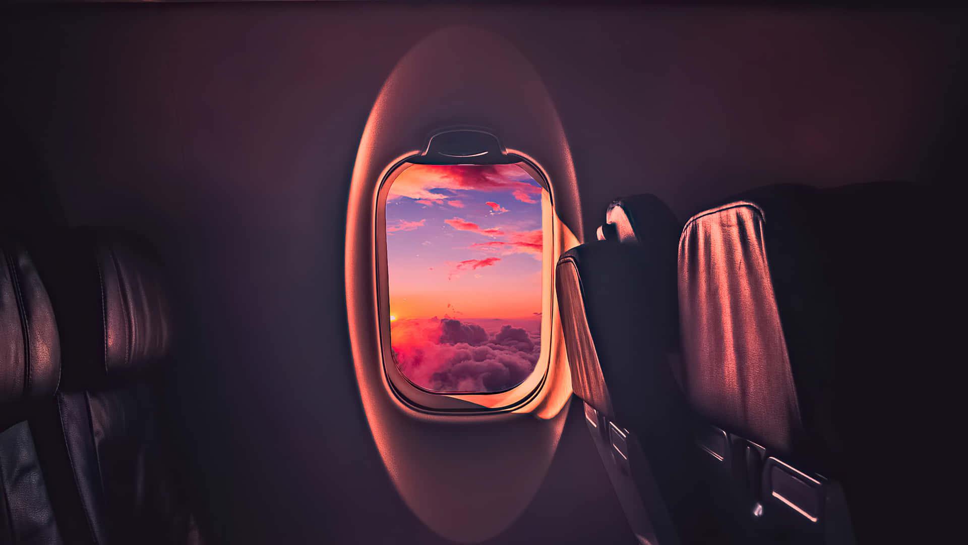 Plane Window 1440p AMOLED Background