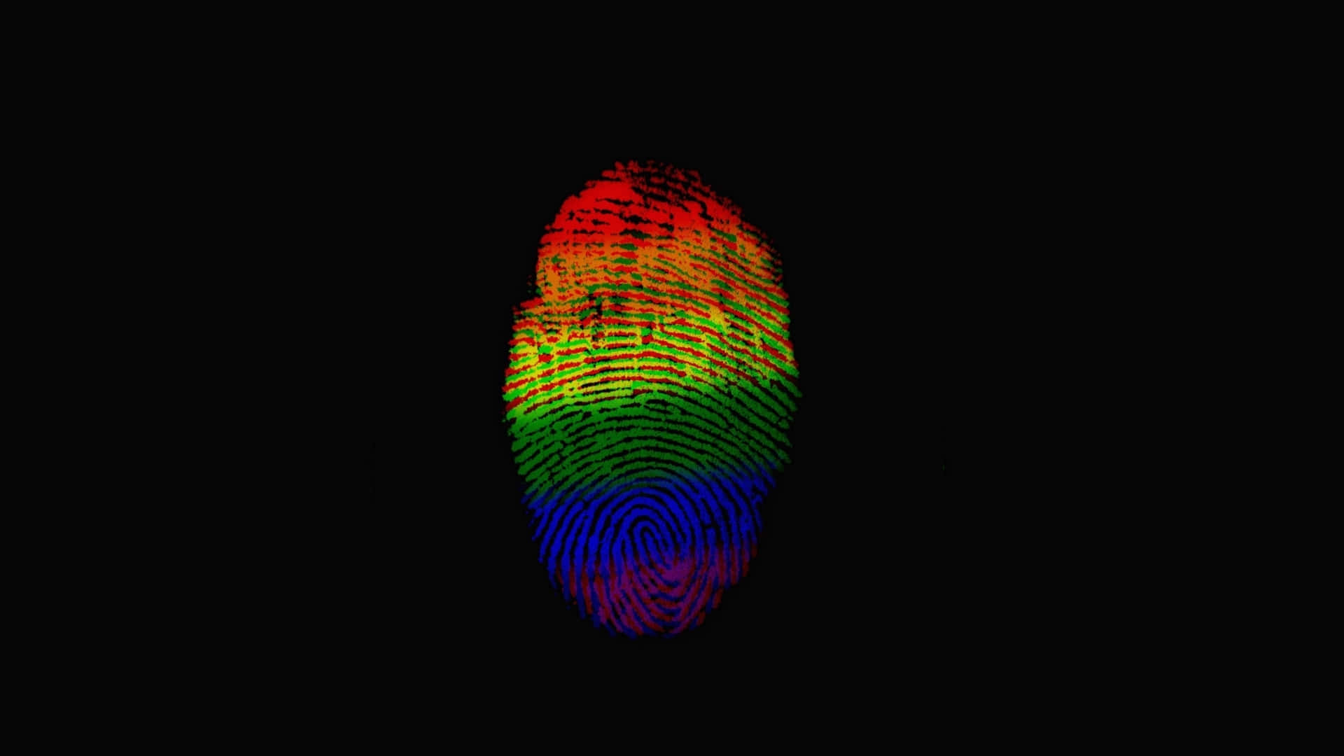 Regenbogendaumenabdruck Markierung 1440p Amoled Hintergrund