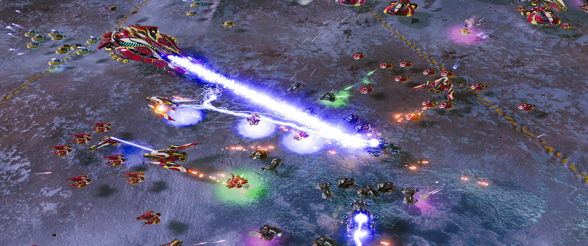 Experience the real-time strategy game "Ashes of the Singularity: Escalation" on your 1440p display