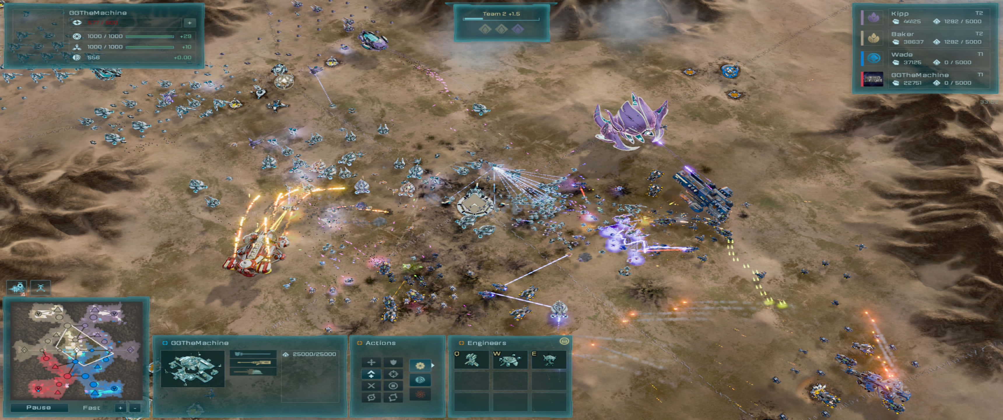Epic space battle in Ashes Of The Singularity Escalation